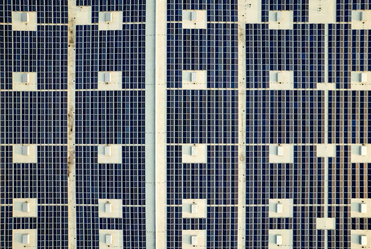 Rooftop photovoltaic array